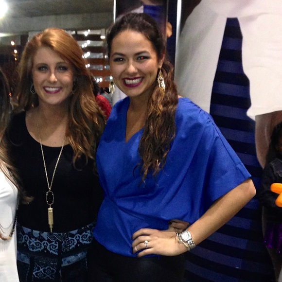 Naked Zebra Blue Blouse - Picture 2 of 6